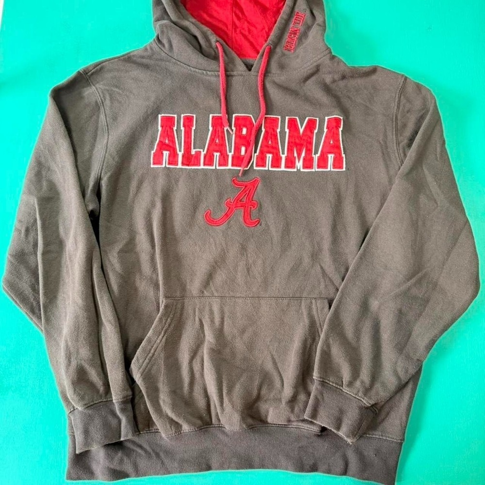 Vintage 90s Alabama crimson tide embroidered hoodie Alabama 1990s hoodie